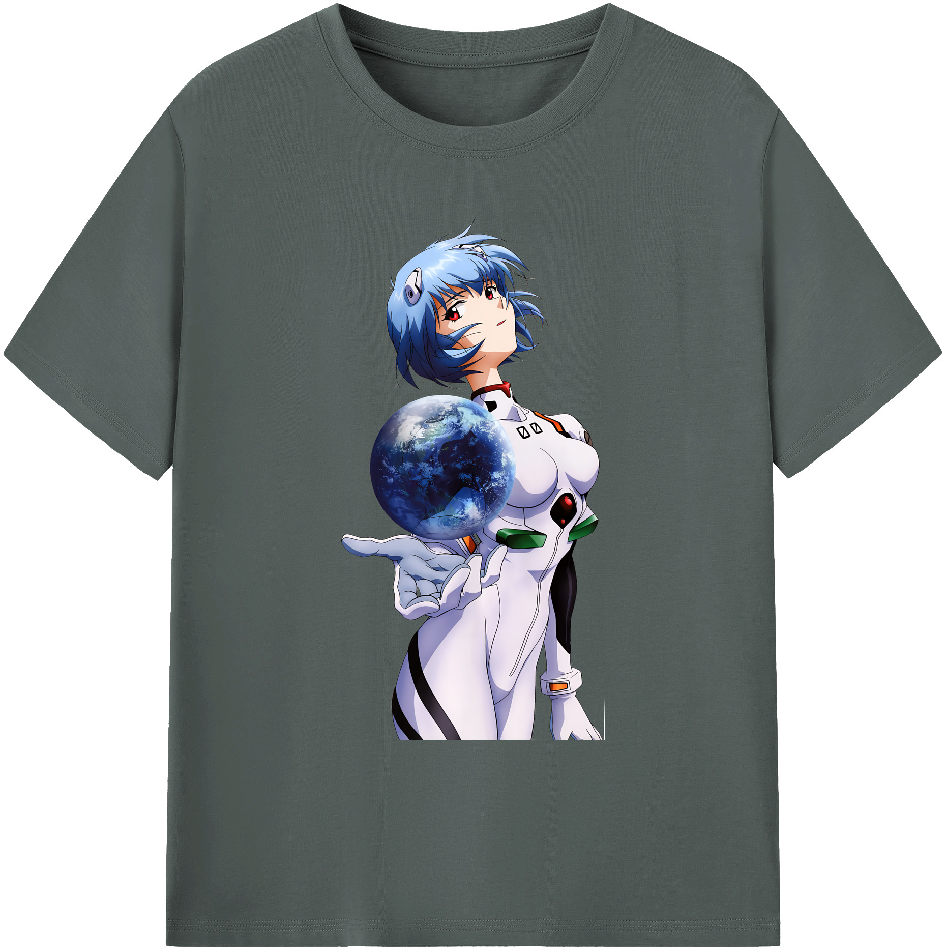 （画像用） EVA 新世紀エヴァンゲリオン 綿100％ メンズ半袖Tシャツ｜肌触りやわらか＆通気性